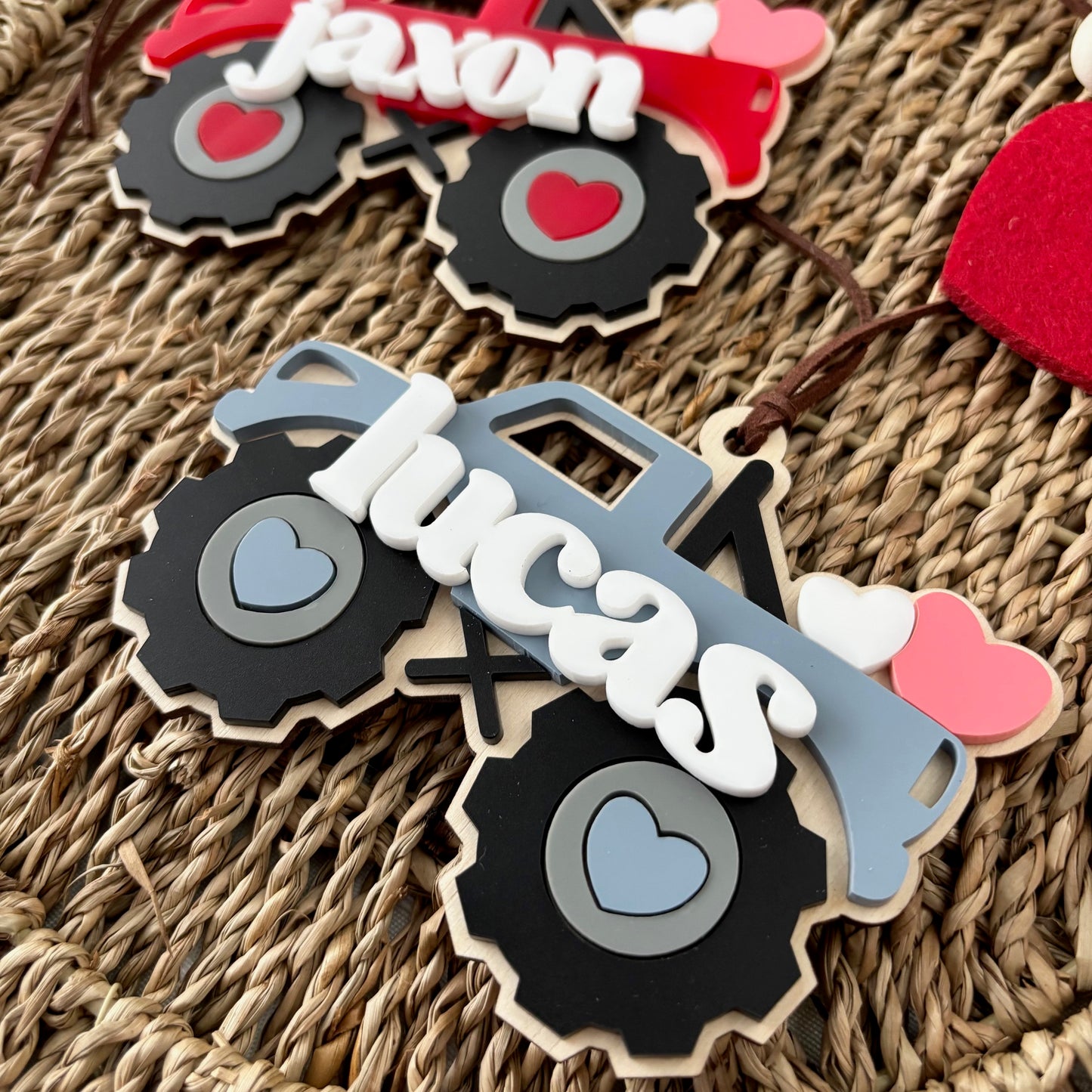 Monster Love Truck Valentine Tag