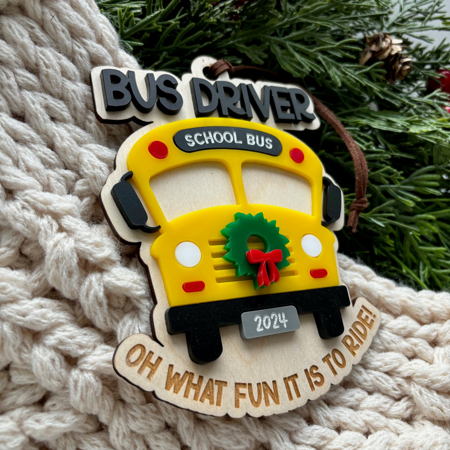 School Bus Driver Ornament