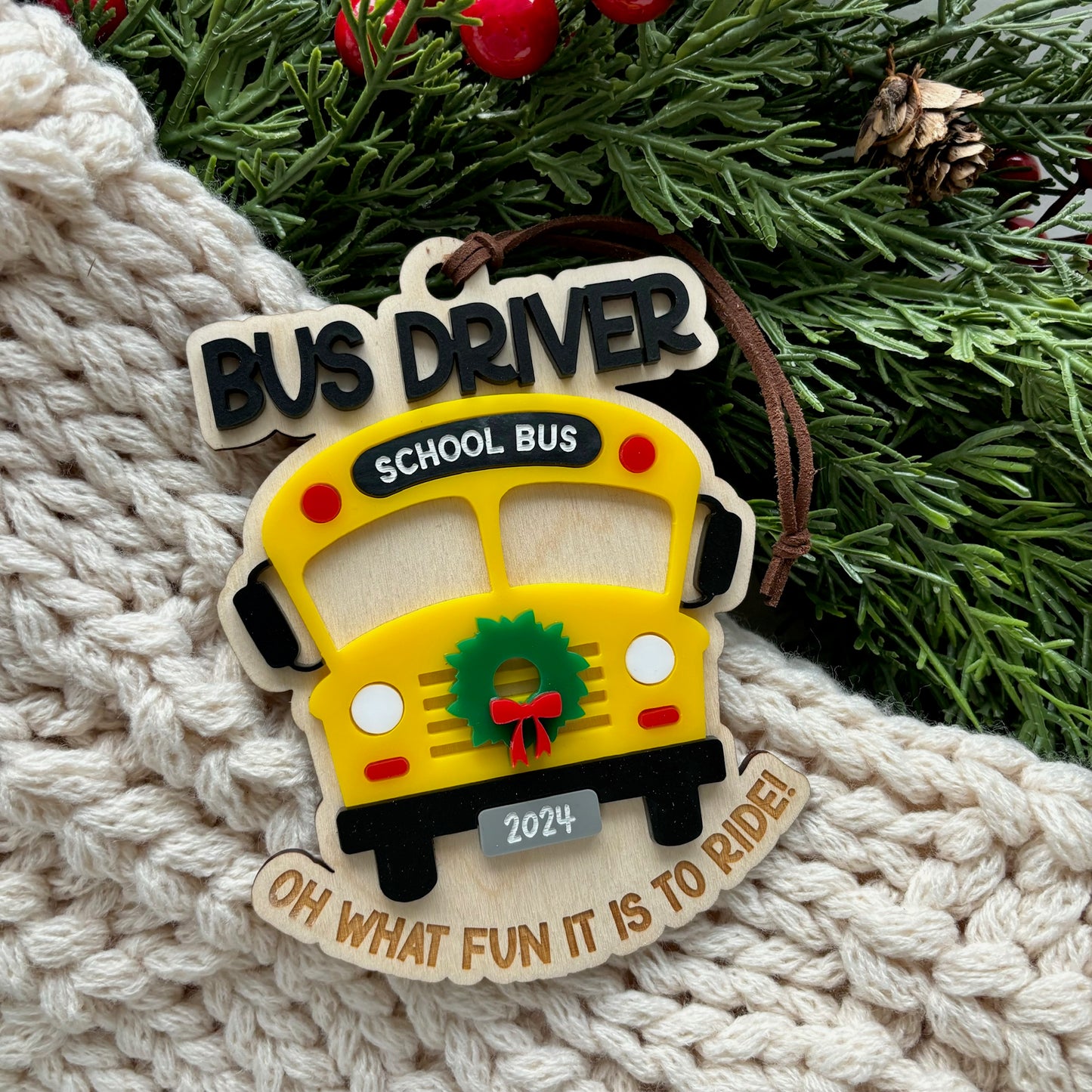 School Bus Driver Ornament