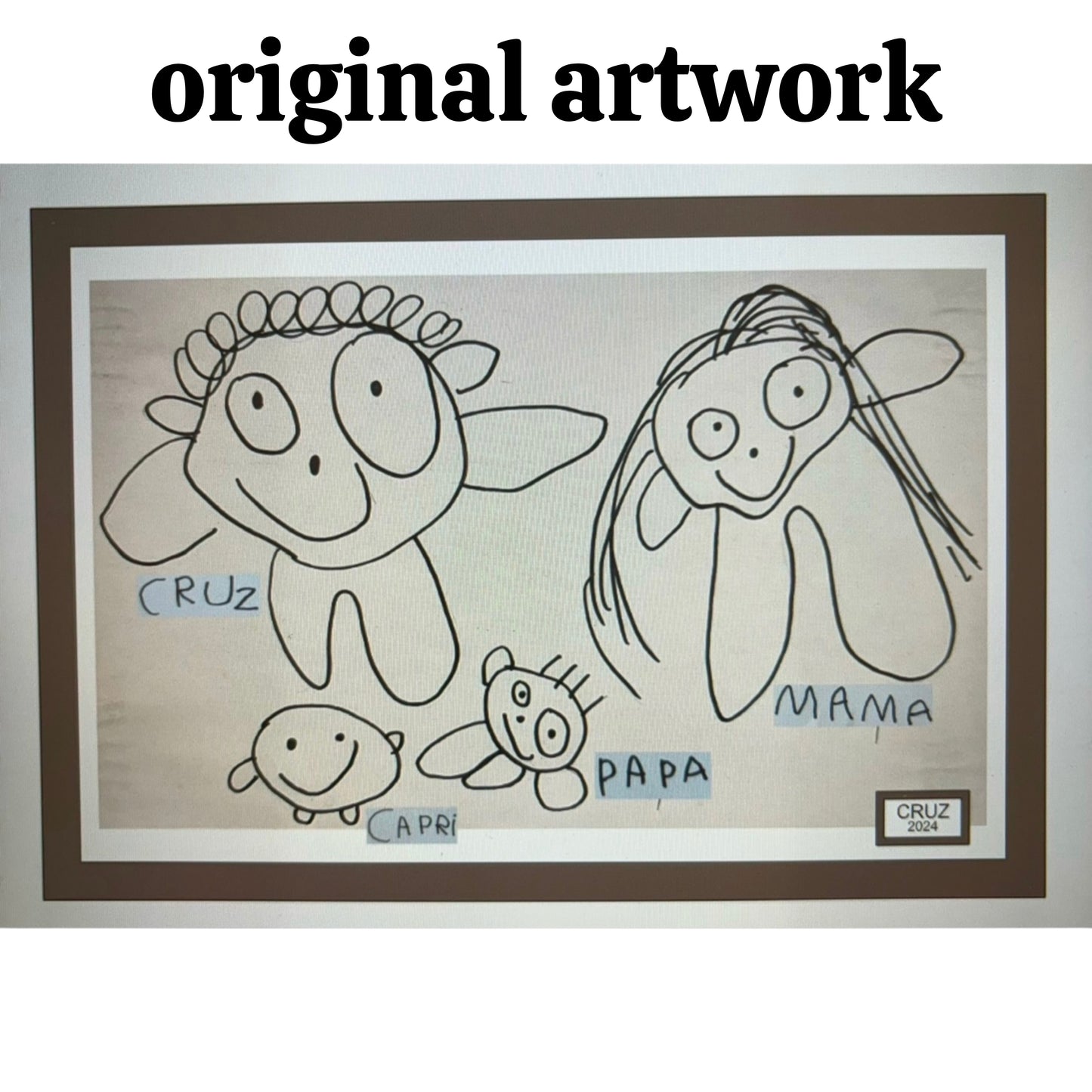 Kids Artwork Replica